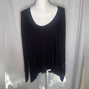 We The Free Black Long Sleeve Top